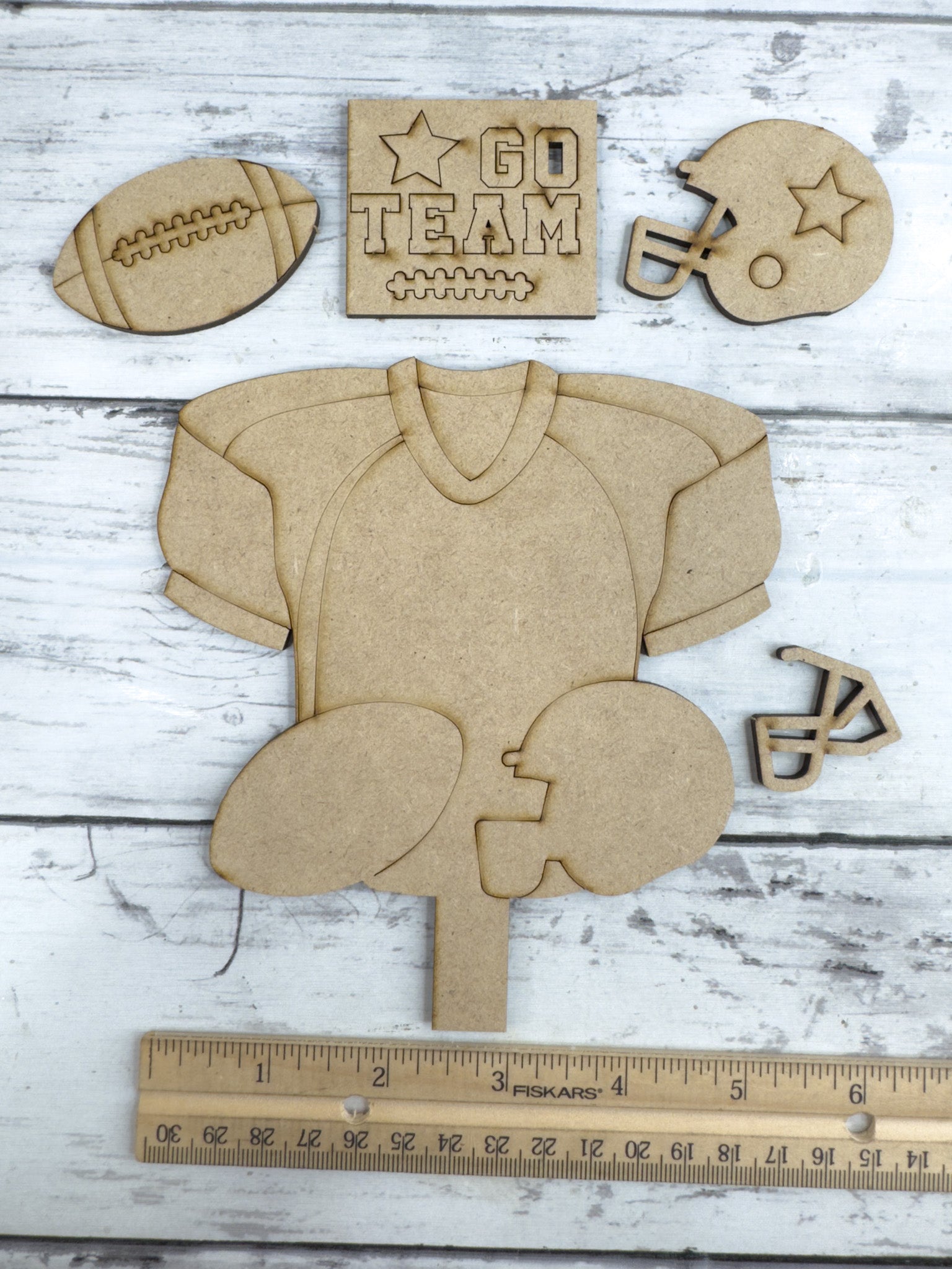 Football For Frame Insert Go Team Football Insert for Spindle Base – The Makers Map - DIY with Amber