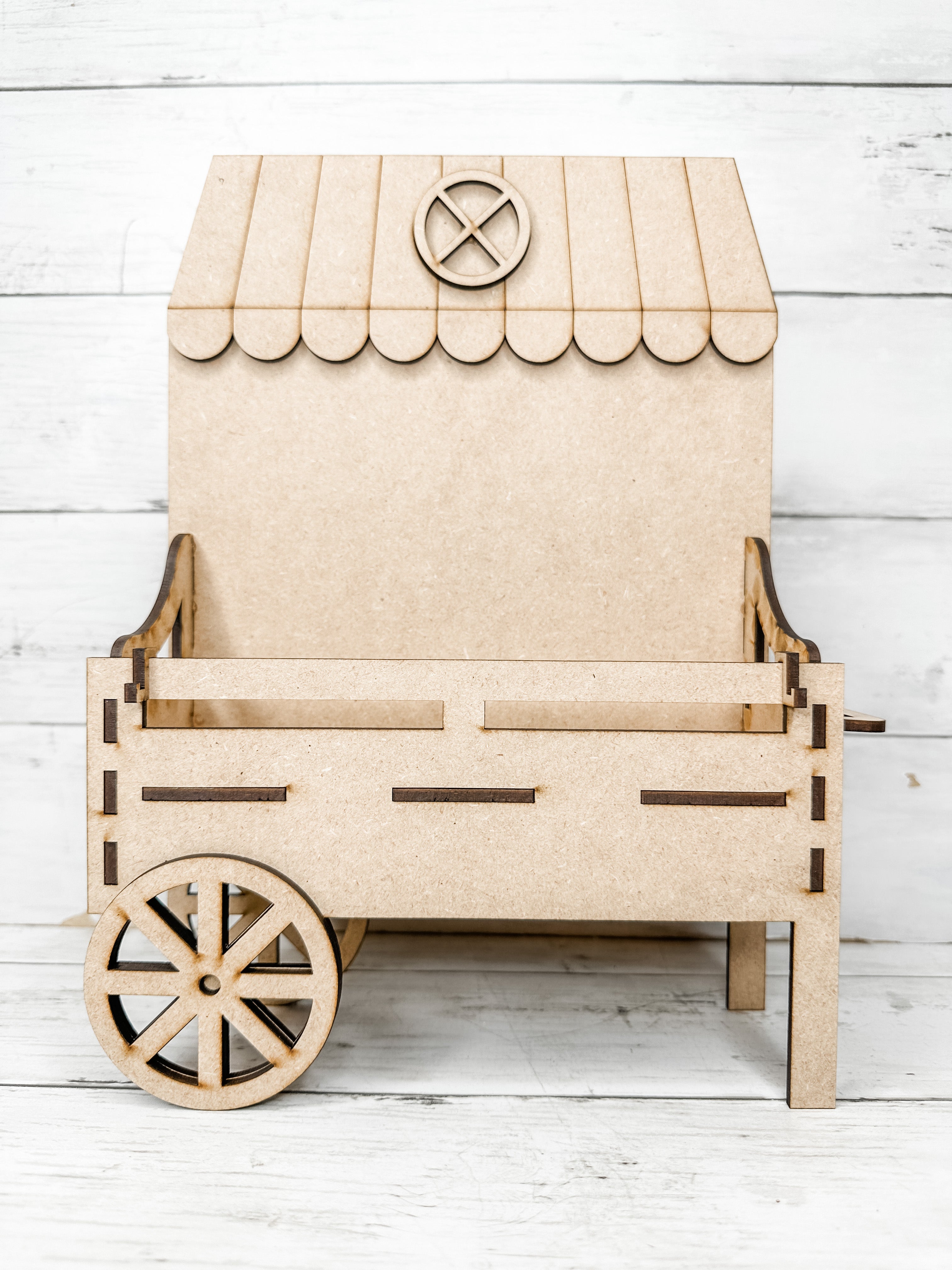 Market Cart Box Base for Interchangeable inserts DIY Craft Kit – The ...