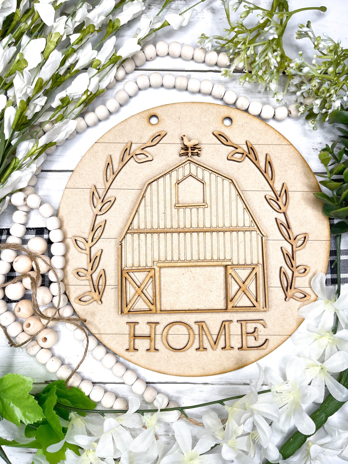 9 in Round Home Barn Crafty Crate Past Box Kit (non-subscription)