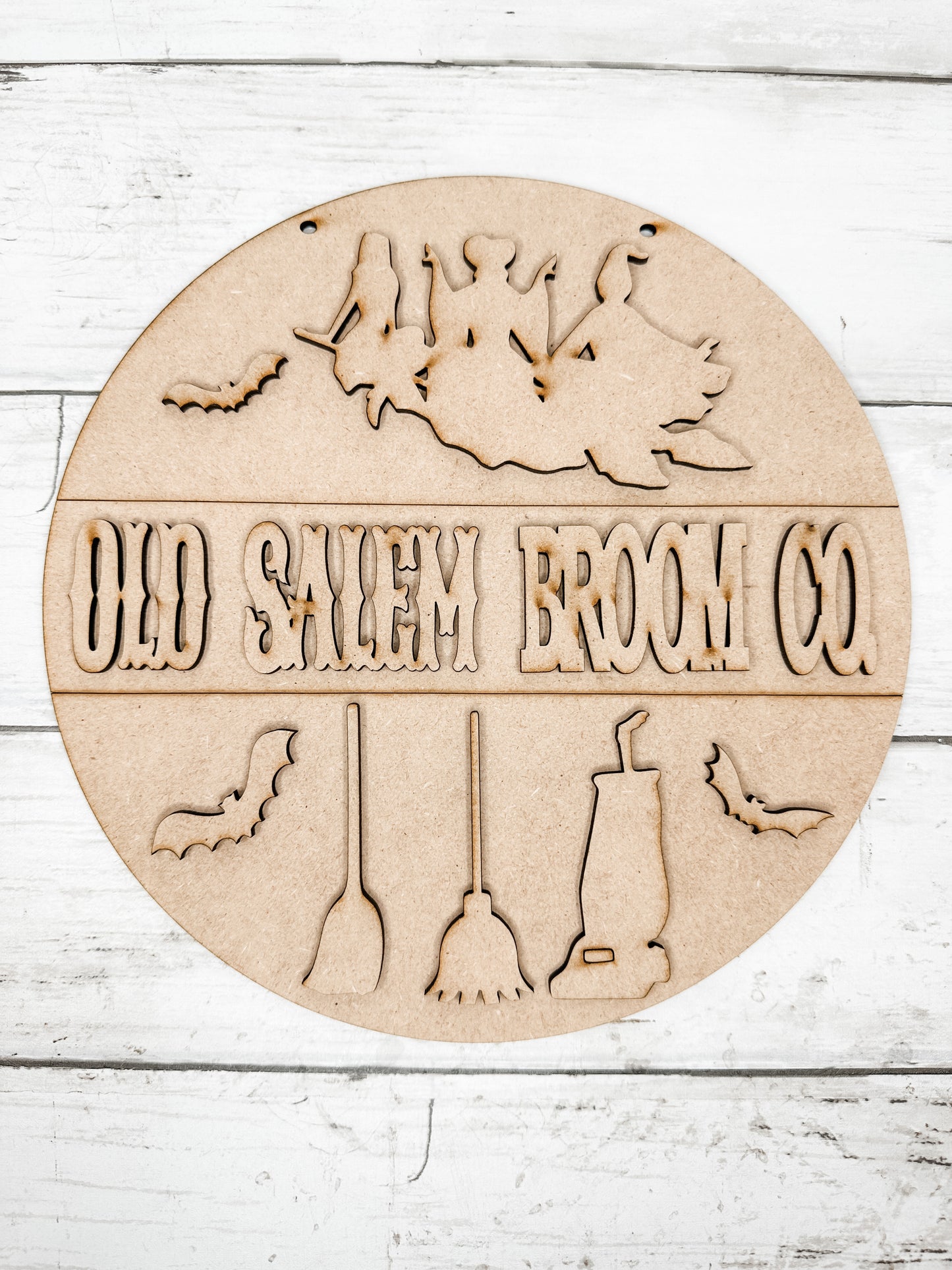 9 in round Old Salem Sign DIY Kit