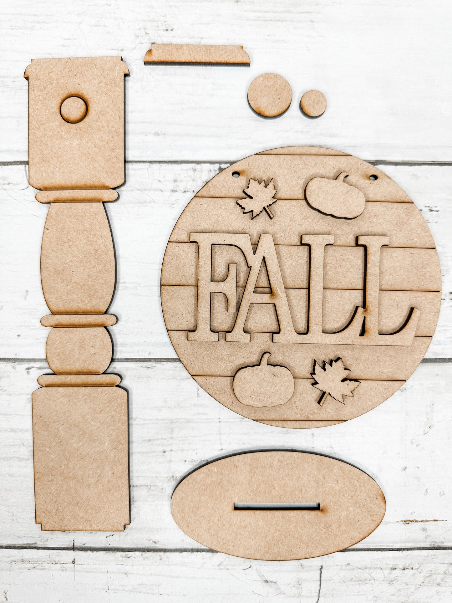 Fall 5 in round Sign DIY Kit