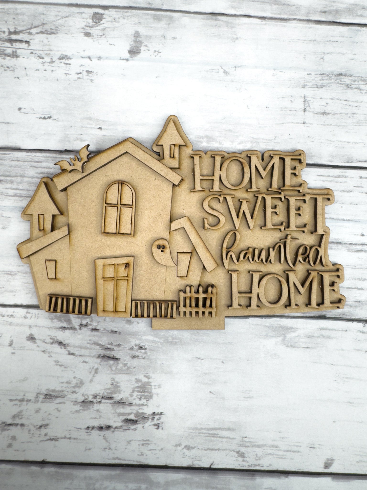 My House Insert Haunted Home Insert for Interchangeable bases DIY Craft Kit – The ...