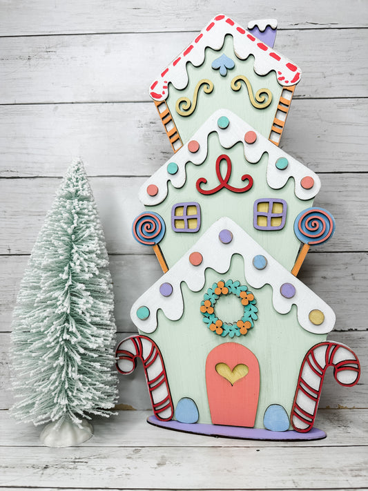 Gingerbread Candy Land House DIY Kit