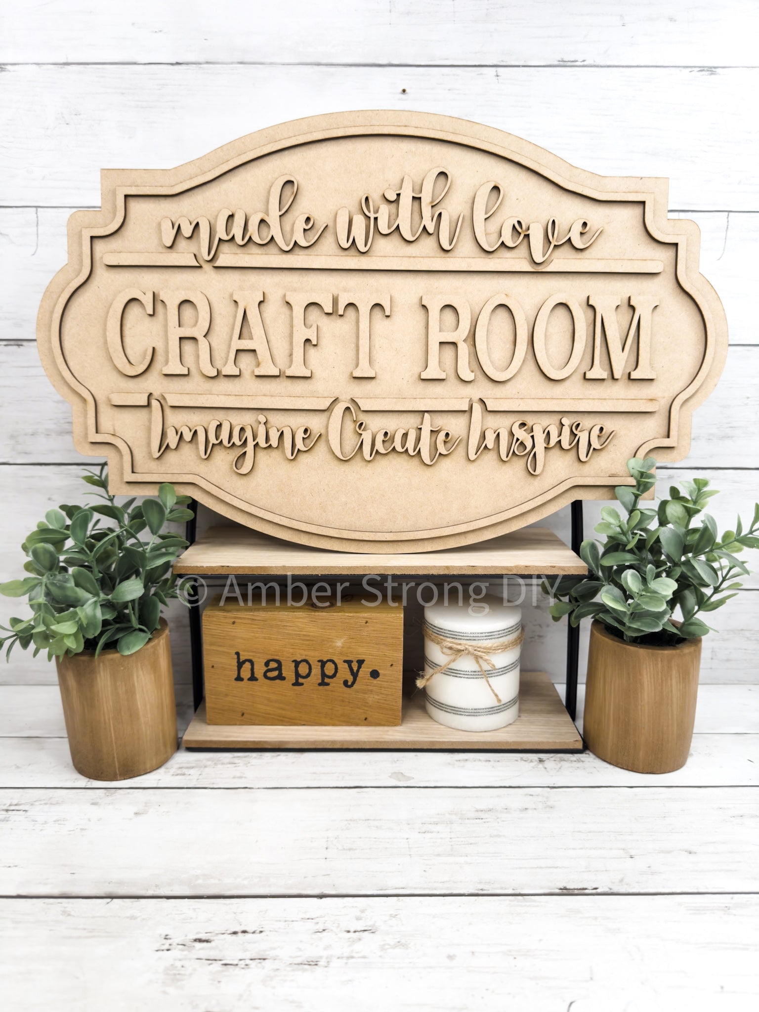 Craft Room Sign DIY Kit – The Makers Map - DIY with Amber