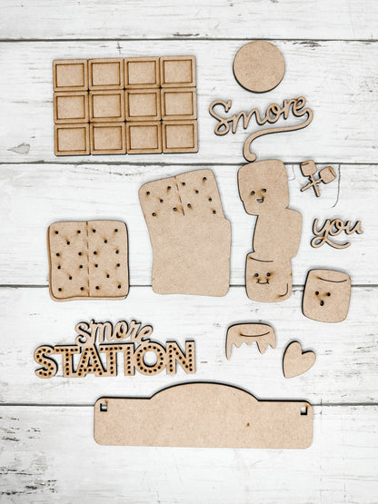 Smores Station Insert for Interchangeable bases DIY Craft Kit