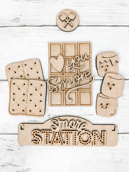 Smores Station Insert for Interchangeable bases DIY Craft Kit