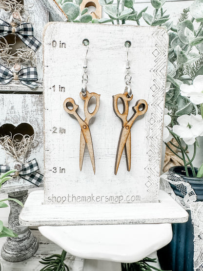 Scissors Blank DIY Earrings Kit