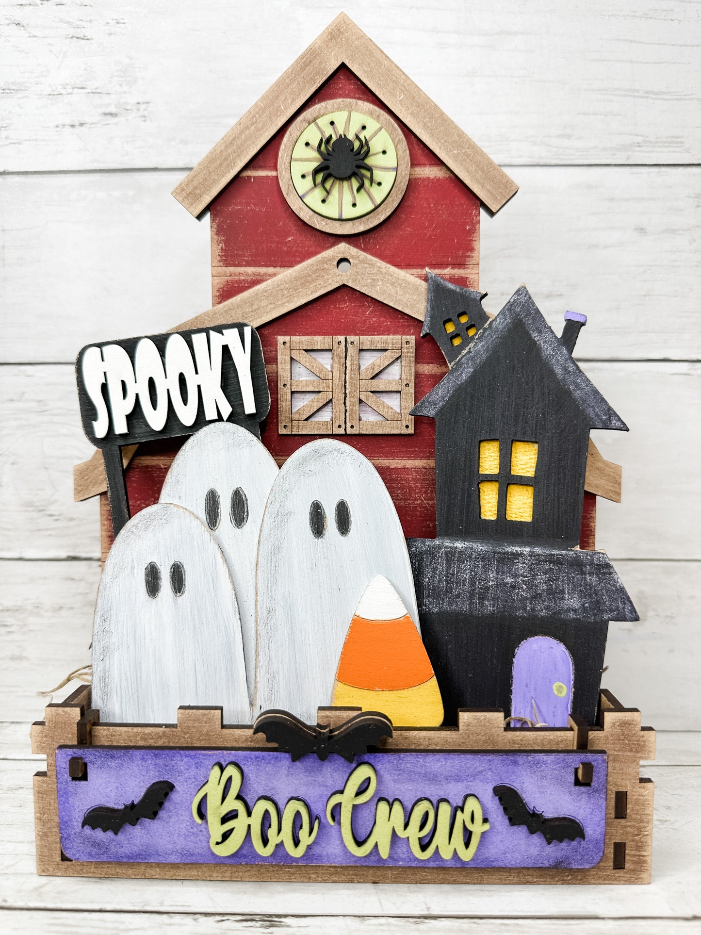 Boo Crew Halloween Insert for Interchangeable bases DIY Craft Kit