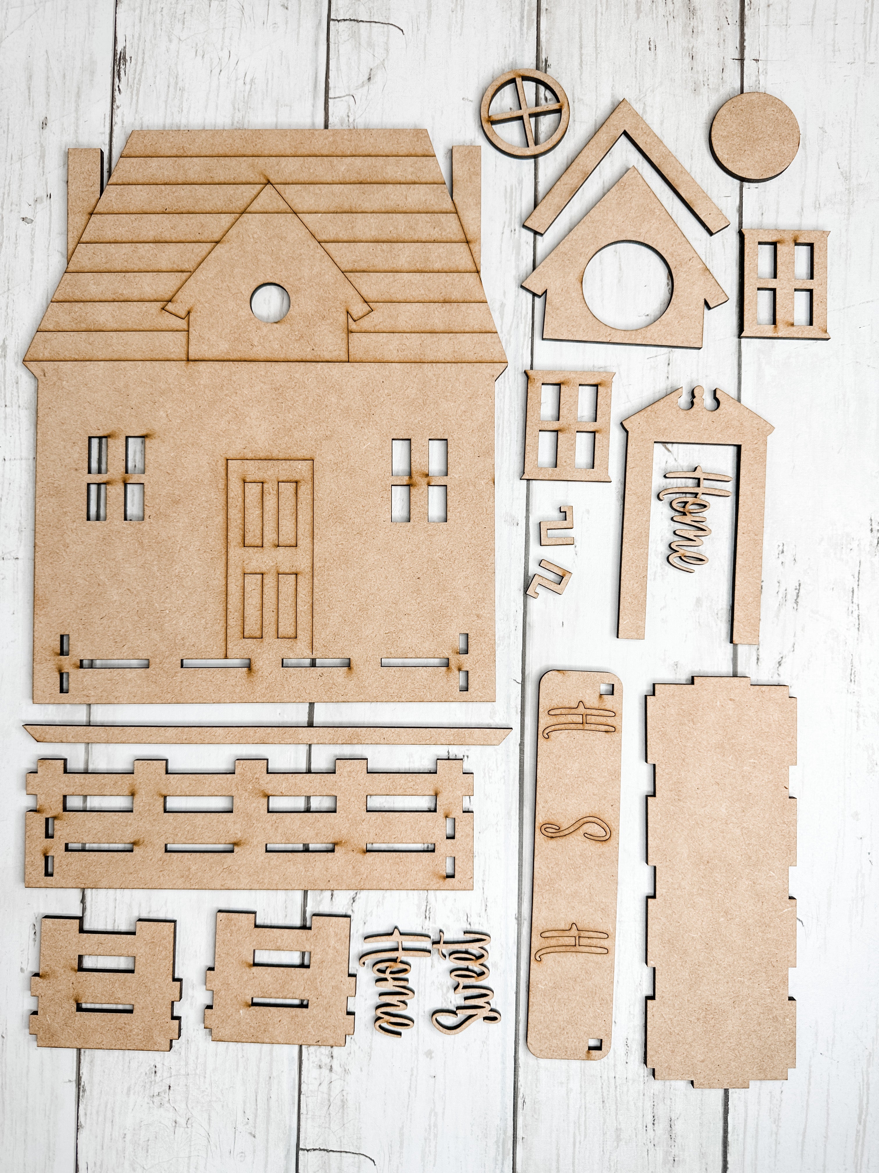 Fancy Box Builds Fancy House Box Base Sept 2023 Crafty Crate Past Box Kit (non-subscrip ...