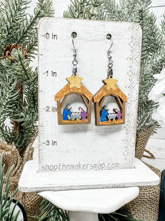 Nativity Blank DIY Earrings Kit