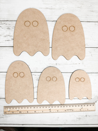 Ghost Family Cut Outs DIY Kit