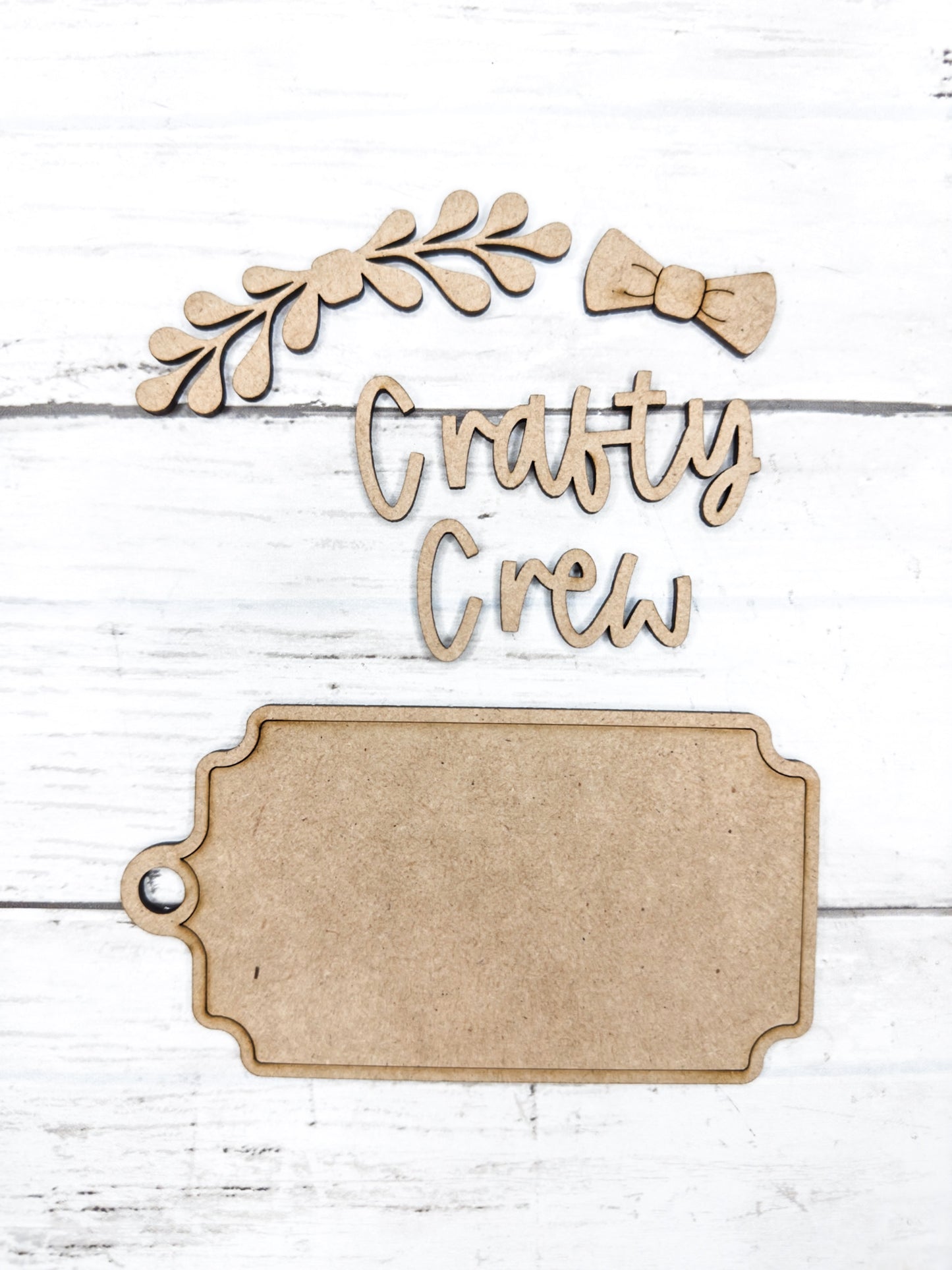 Crafty Crew Tag / Ornament DIY Kit