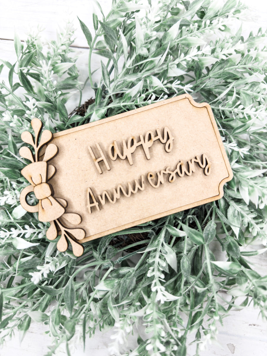 Happy Anniversary Gift Tag DIY Kit – The Makers Map - DIY with Amber