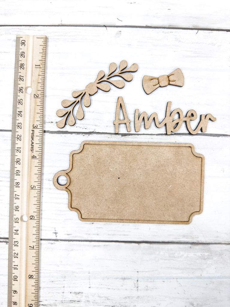 Personal Kit Tag Personalized Everyday Name Tag DIY Kit – The Makers Map - DIY with Amber