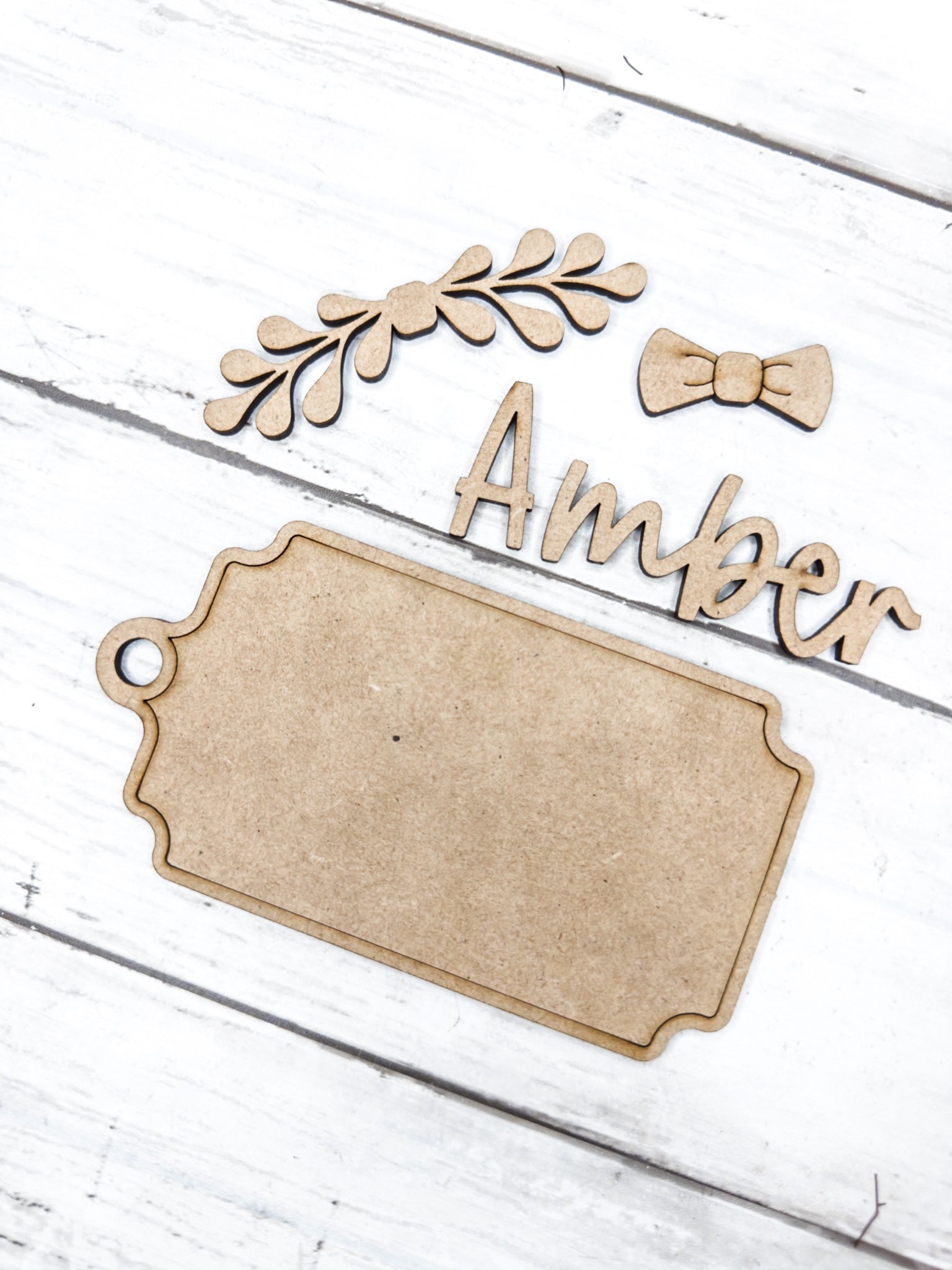 Personal Kit Tag Personalized Everyday Name Tag DIY Kit – The Makers Map - DIY with Amber