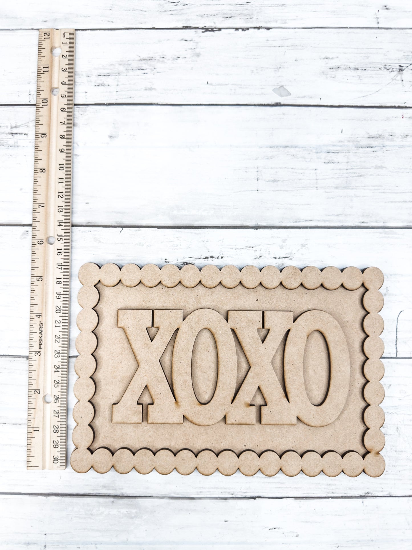 Beaded Frame XOXO Sign DIY Kit