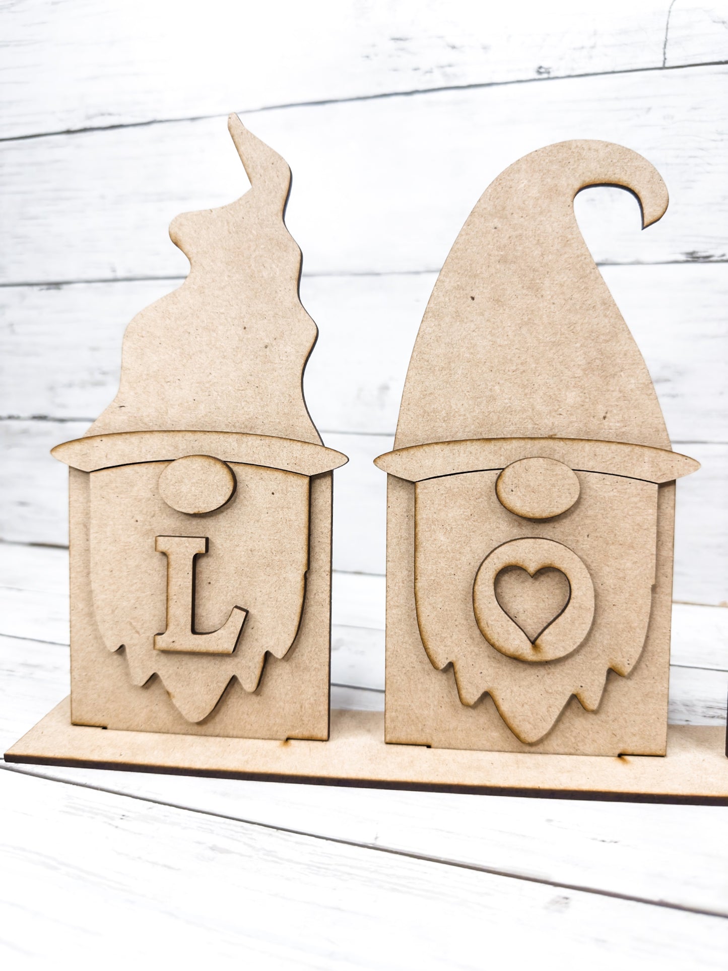 Wide Love Gnomes Block Sign DIY Kit