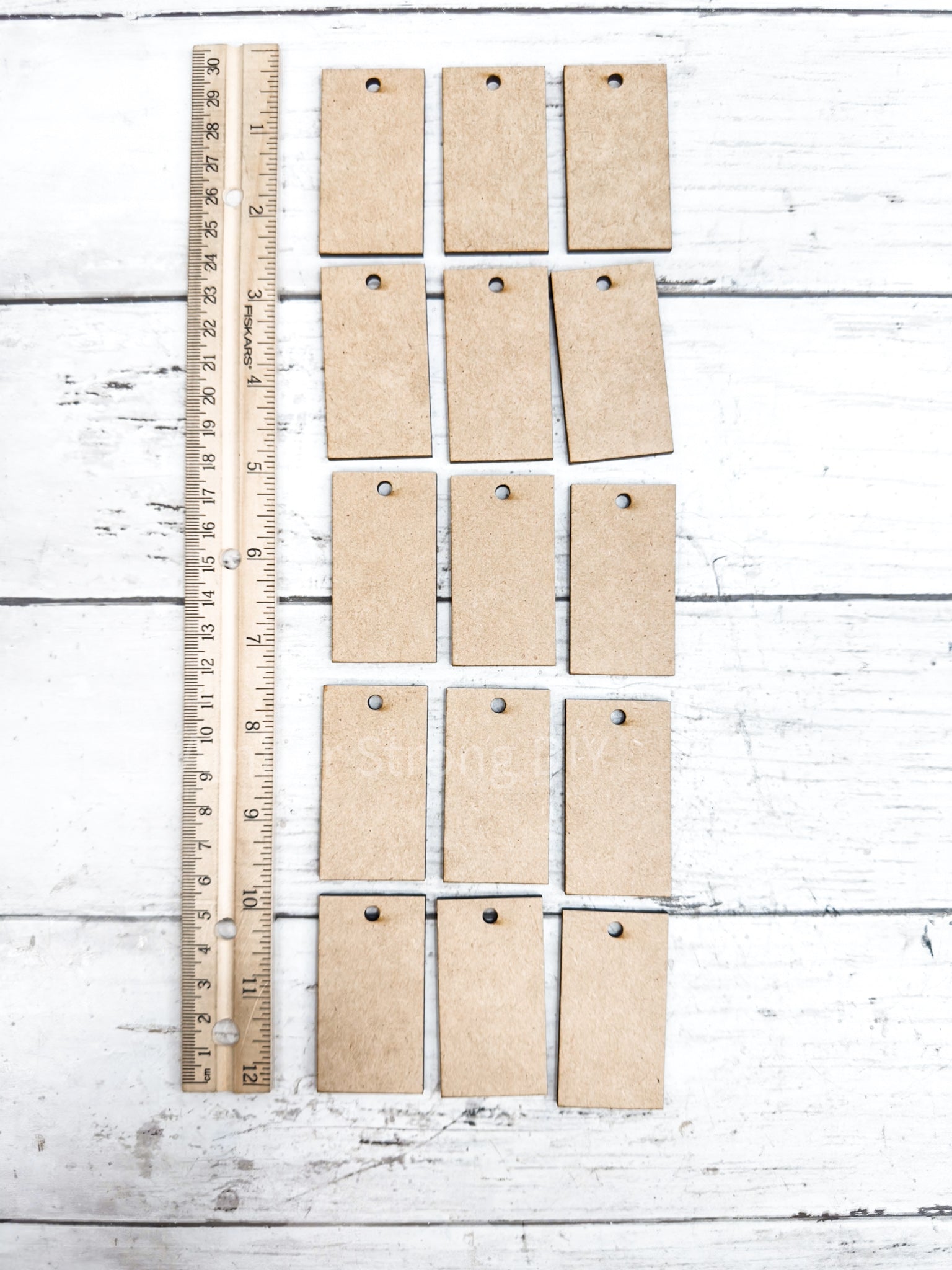 15 Mini Rectangle Tag Blank Wood Shapes – The Makers Map - DIY with Amber