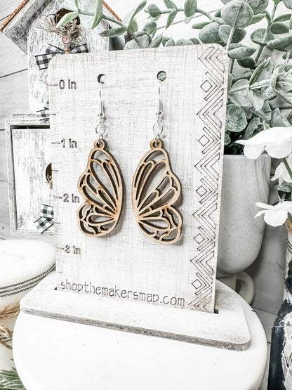 Butterfly Wing Blank DIY Earrings Kit