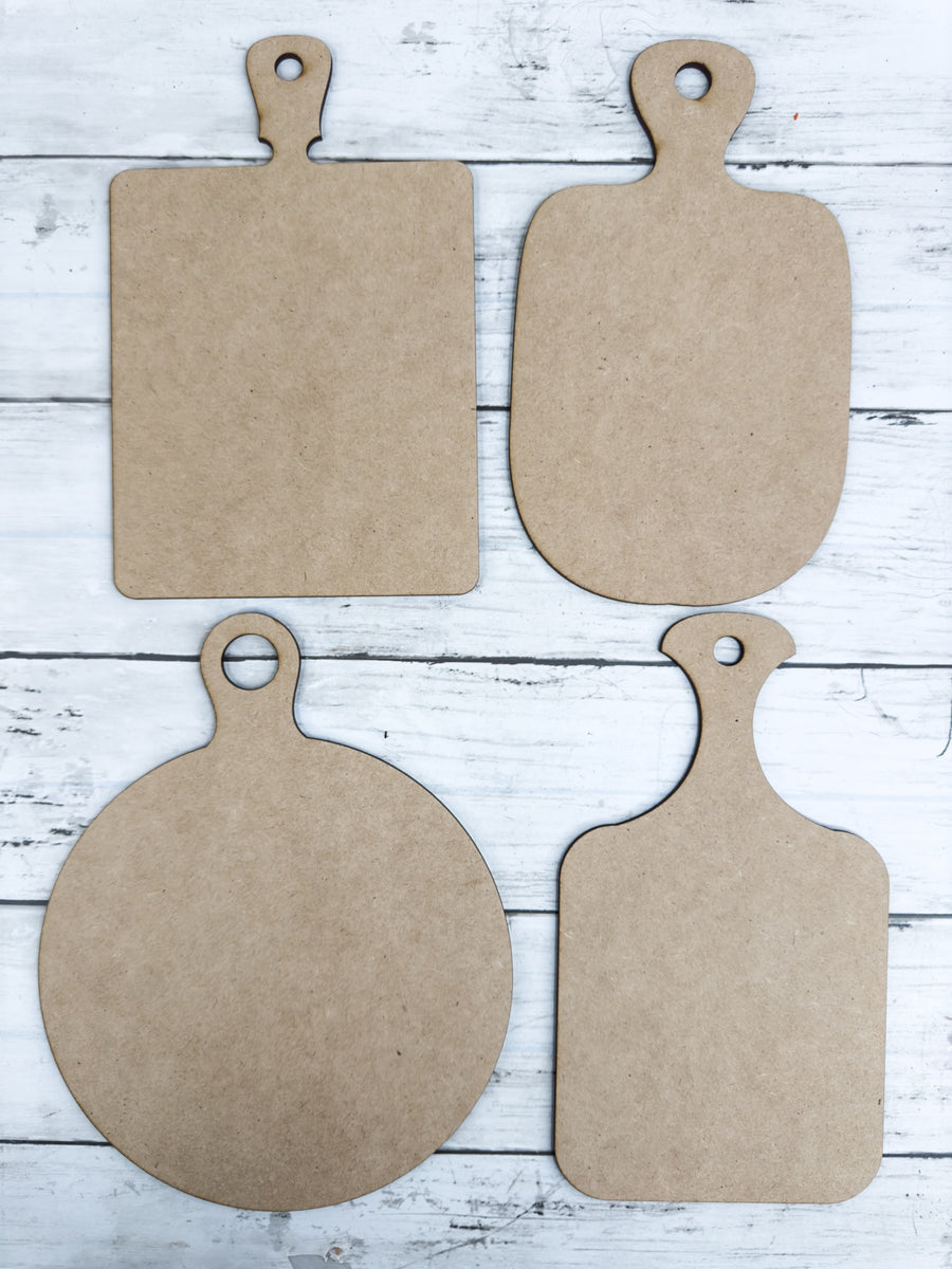 VARIETY Cutting board Shape Cut outs DIY Kit – The Makers Map - DIY ...