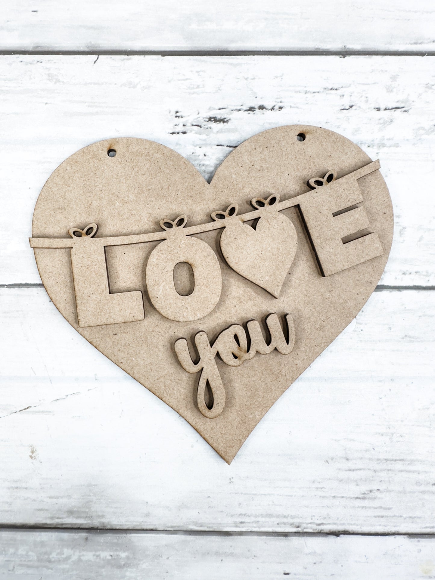 5 in Love Heart Sign DIY Kit