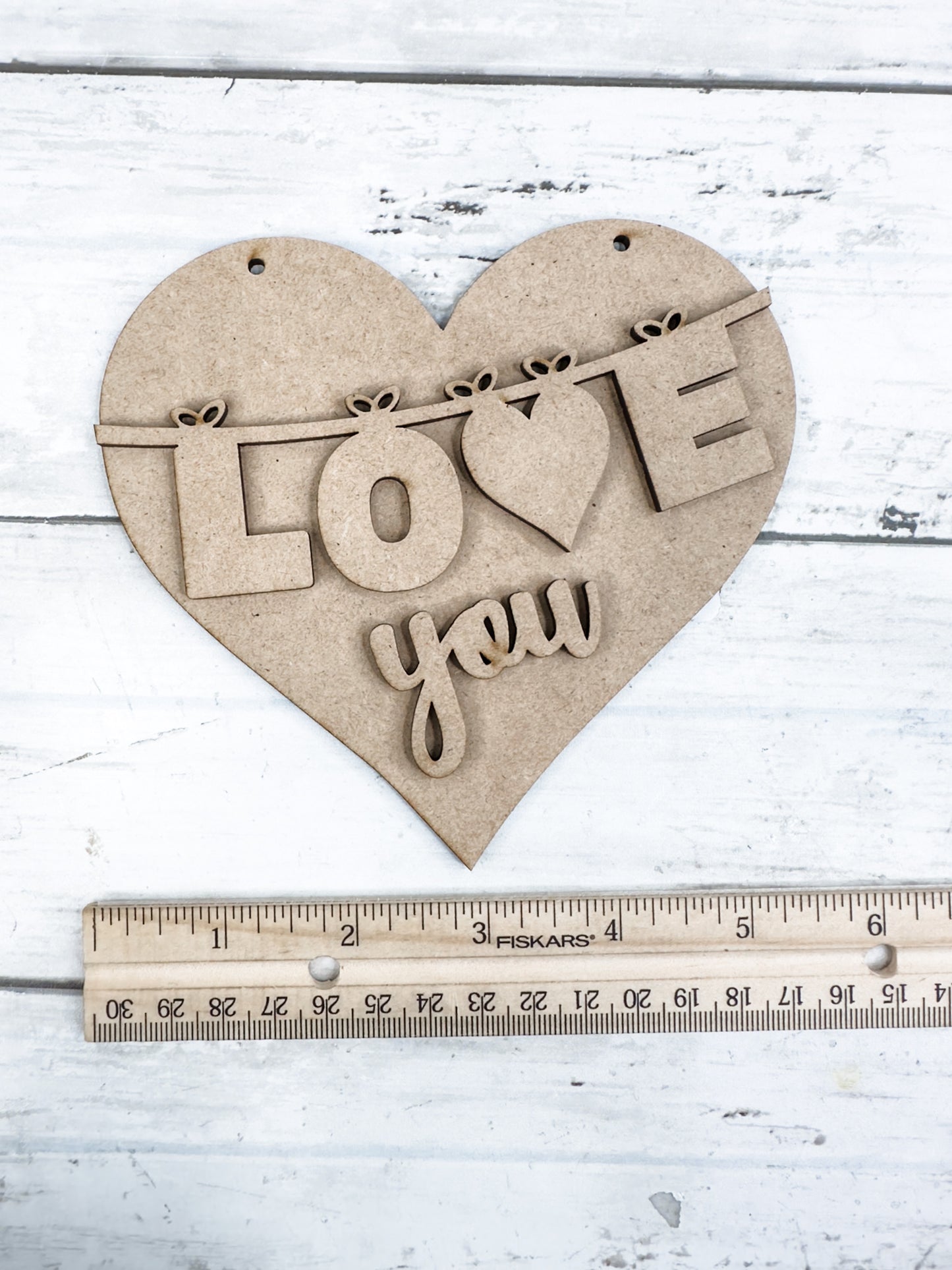 5 in Love Heart sign and Stand DIY Kit