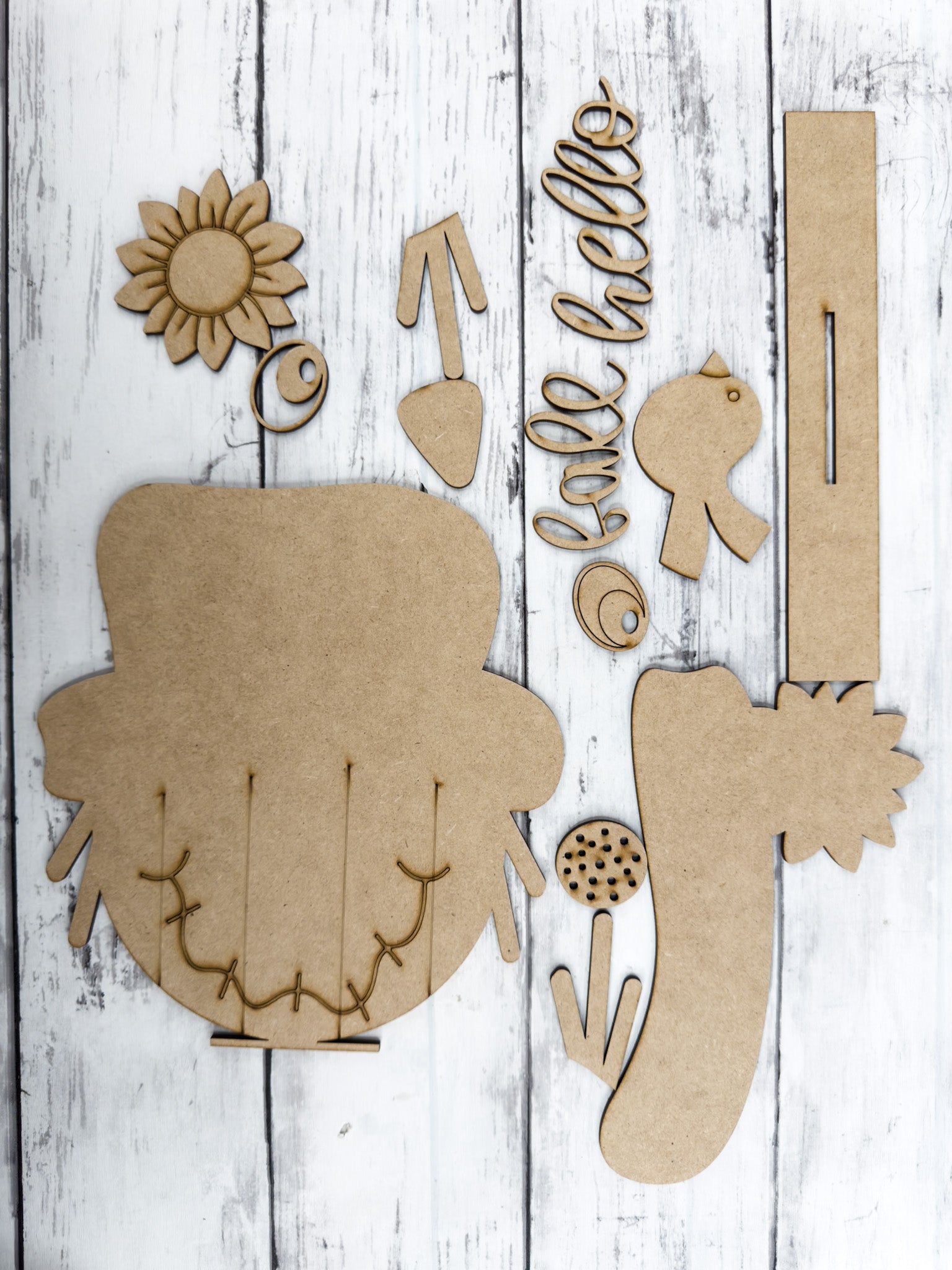Hello Fall Craft Kit Hello Fall Scarecrow DIY Craft Kit – The Makers Map - DIY with Amber