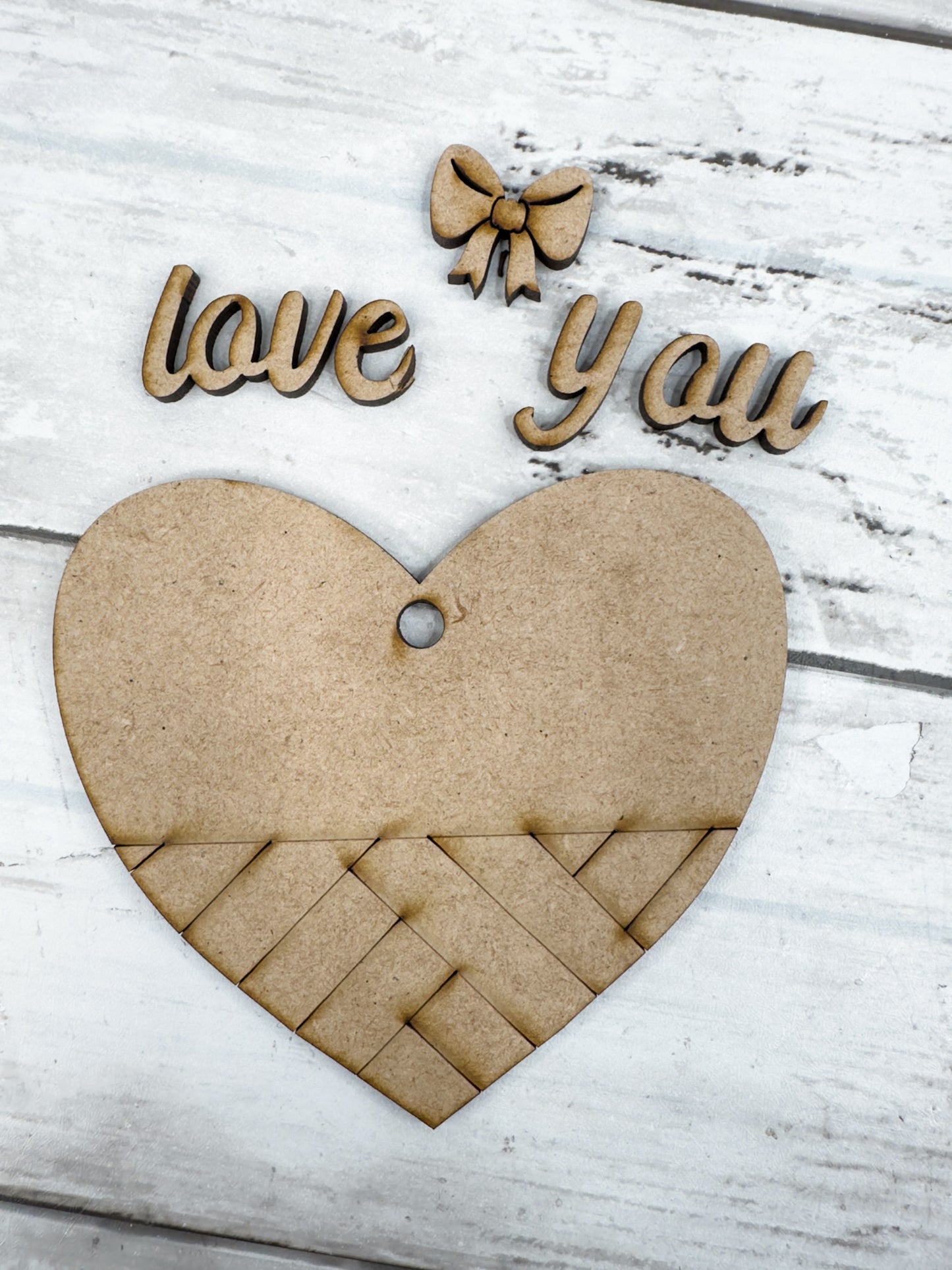 Love You Gift Tag - Ornament DIY Kit
