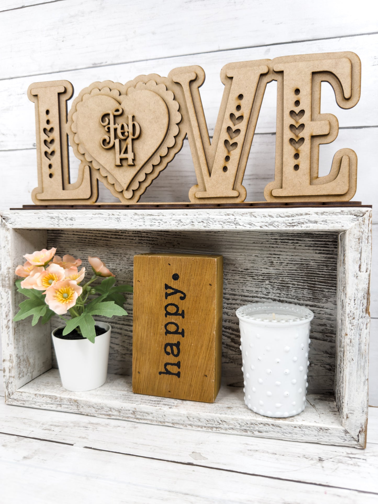 Love Shelf Sitter Sign DIY Kit