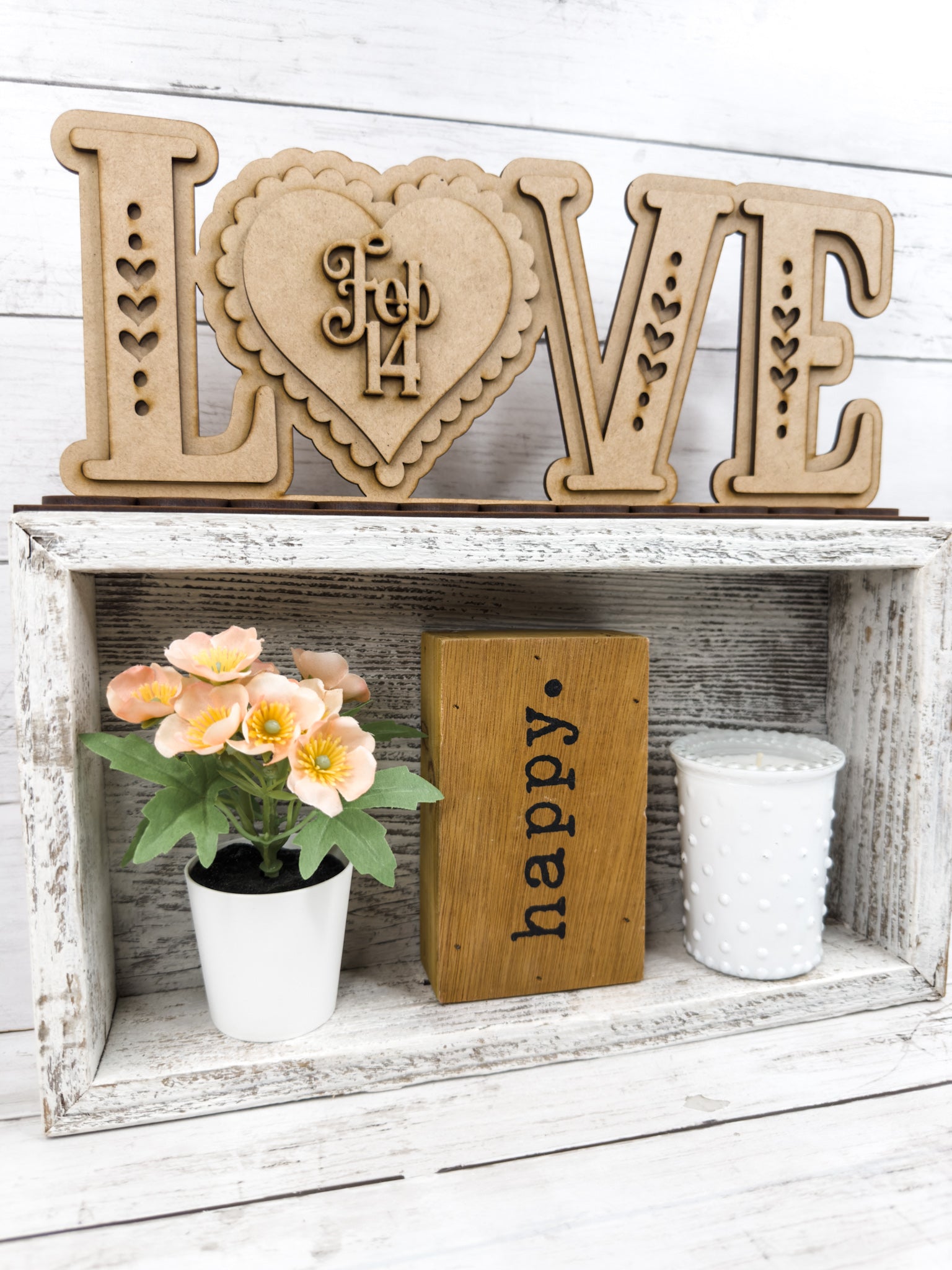 Shelf Sign Maker Love Shelf Sitter Sign DIY Kit – The Makers Map - DIY with Amber