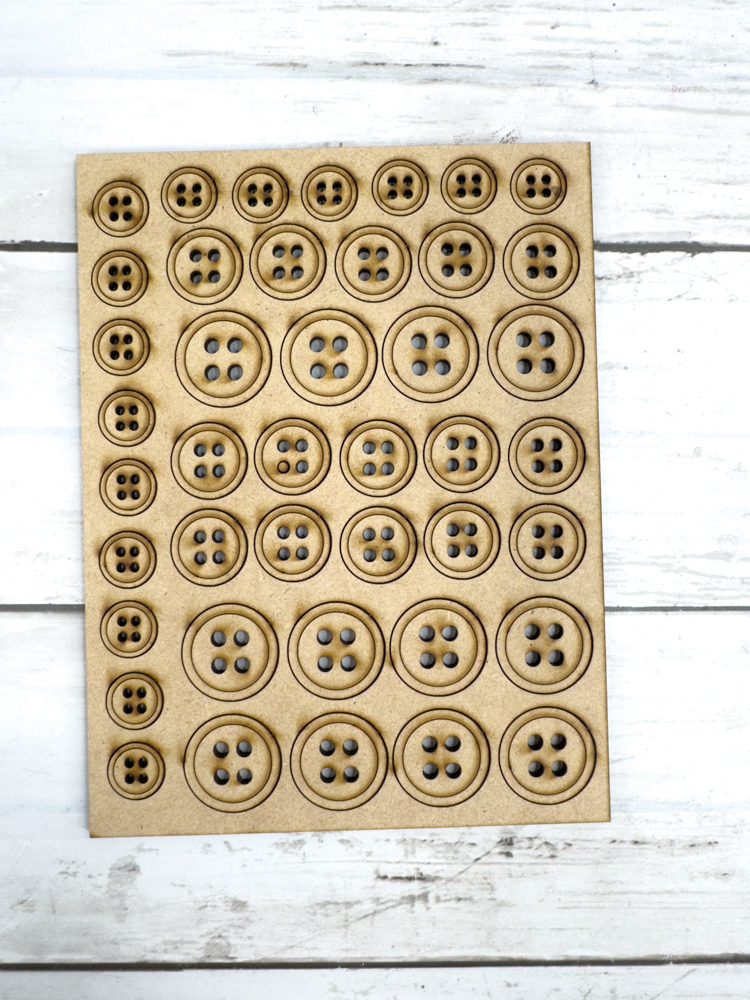 Home Kit Buttons Variety of Wooden Buttons DIY Kit – The Makers Map - DIY with Amber