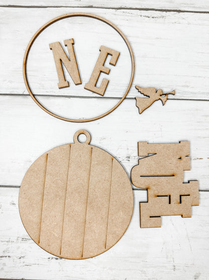 Single Noel Ornament DIY Kit