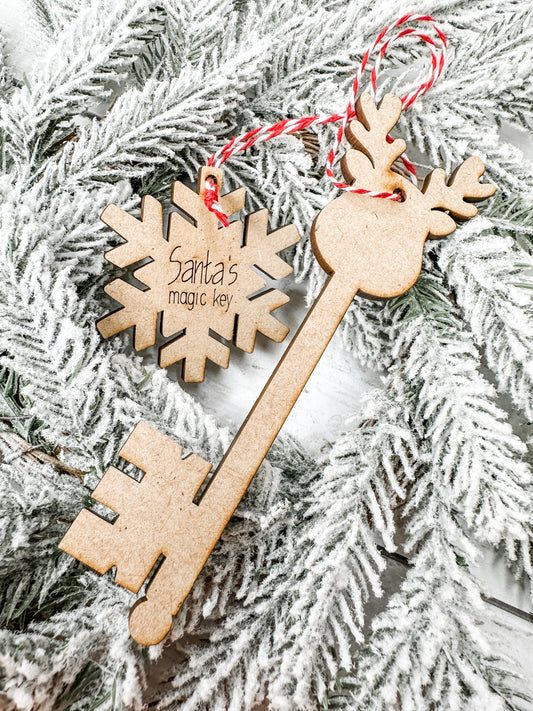 Santa's Magic Key Ornaments DIY Kit