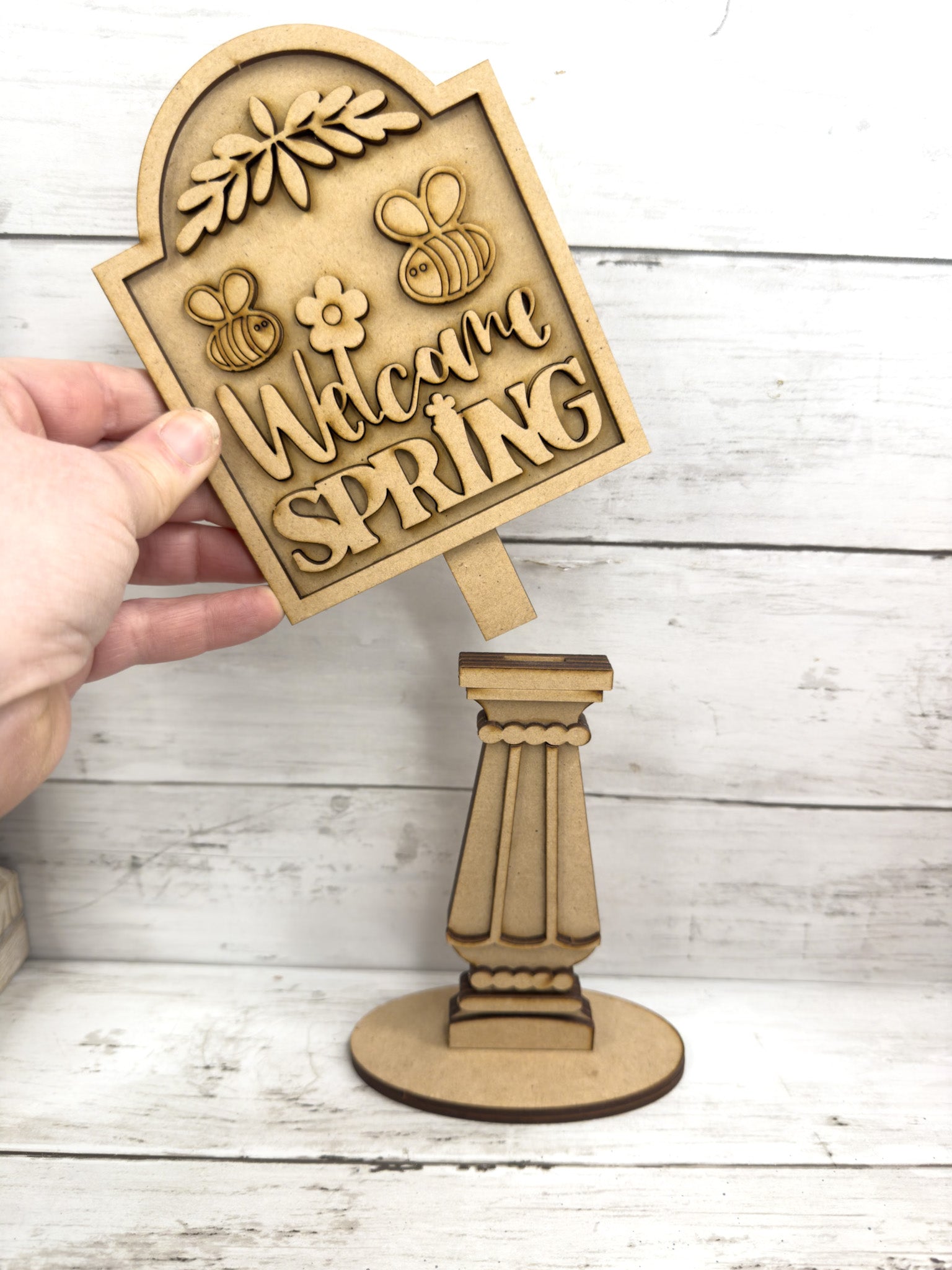 Welcome Spring Insert Welcome Spring Insert for Spindle Base – The Makers Map - DIY with Amber