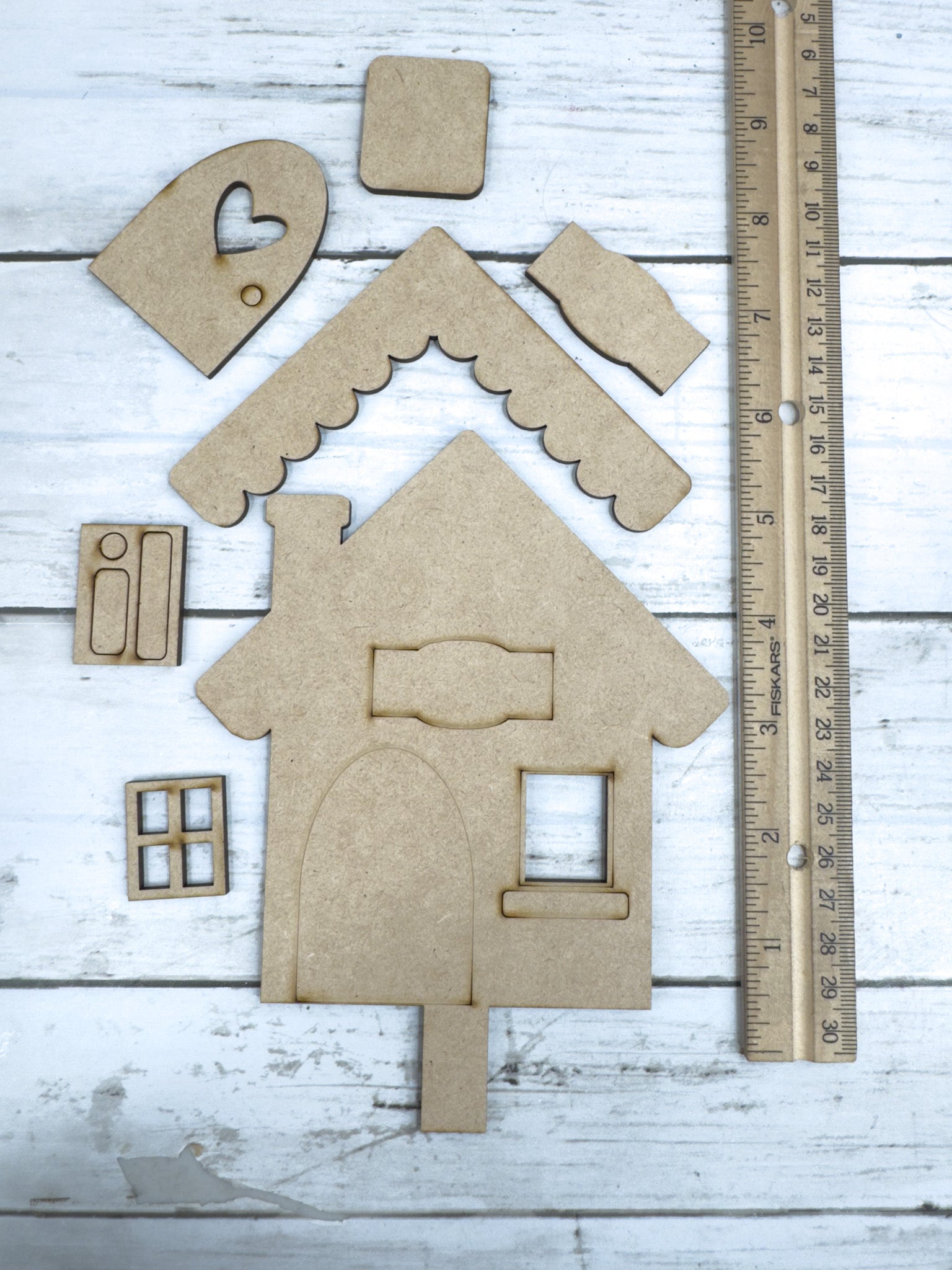 My House Insert House Insert for Spindle Base – The Makers Map - DIY with Amber