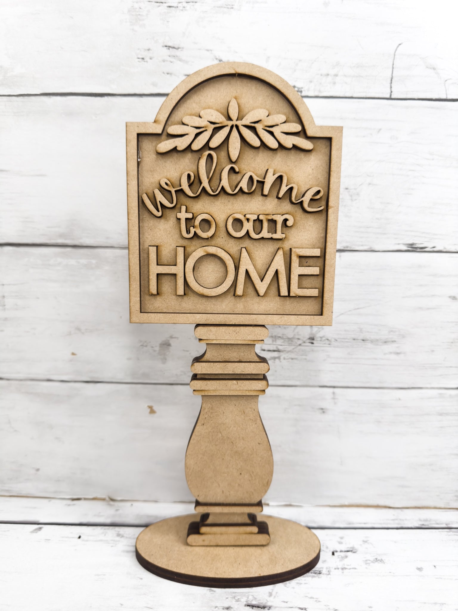 My House Insert Welcome to Our Home Insert for Spindle Base – The Makers Map - DIY with ...