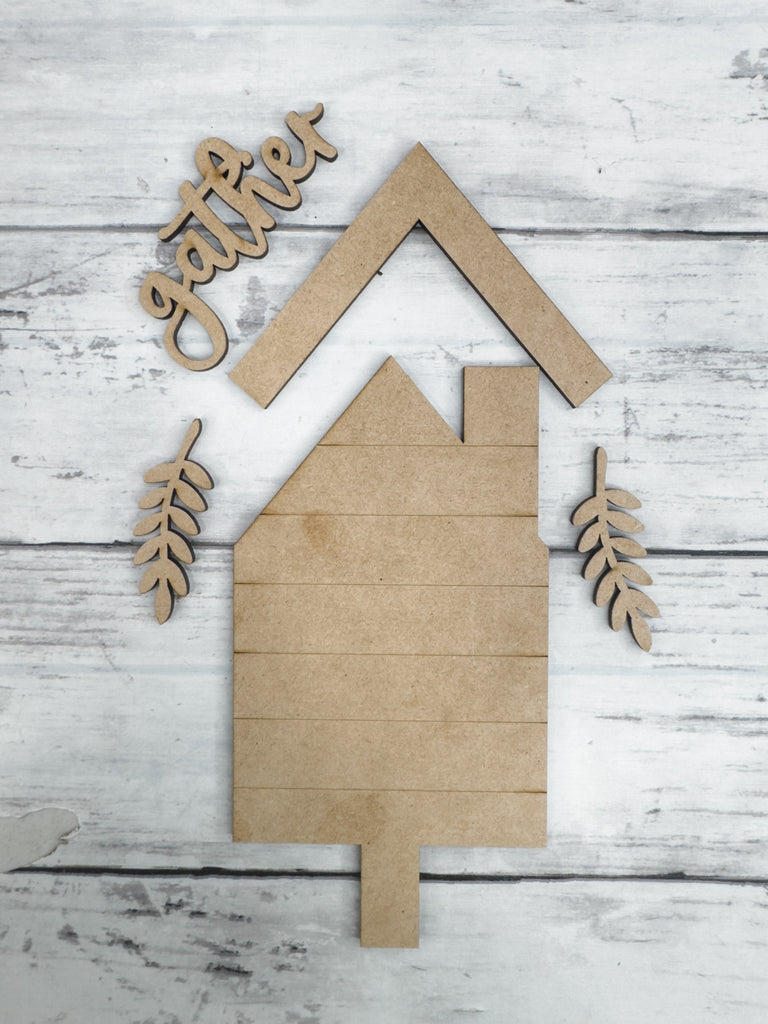 My House Insert Gather House Insert for Spindle Base – The Makers Map - DIY with Amber