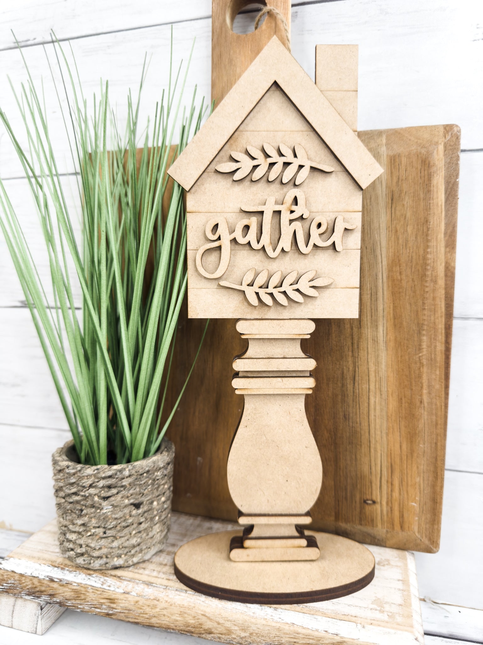My House Insert Gather House Insert for Spindle Base – The Makers Map - DIY with Amber