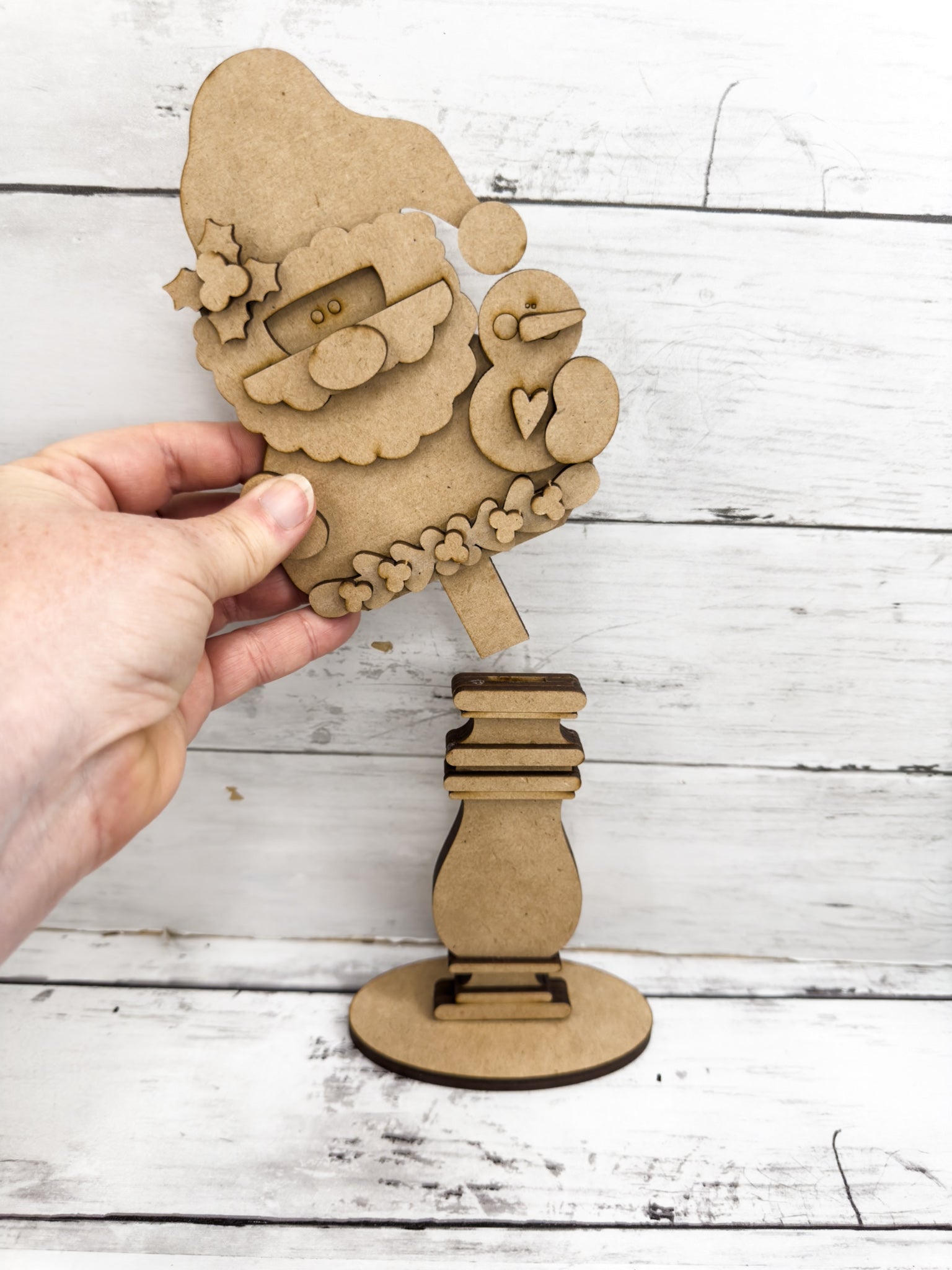 Santa Insert Santa Insert for Spindle Base – The Makers Map - DIY with Amber