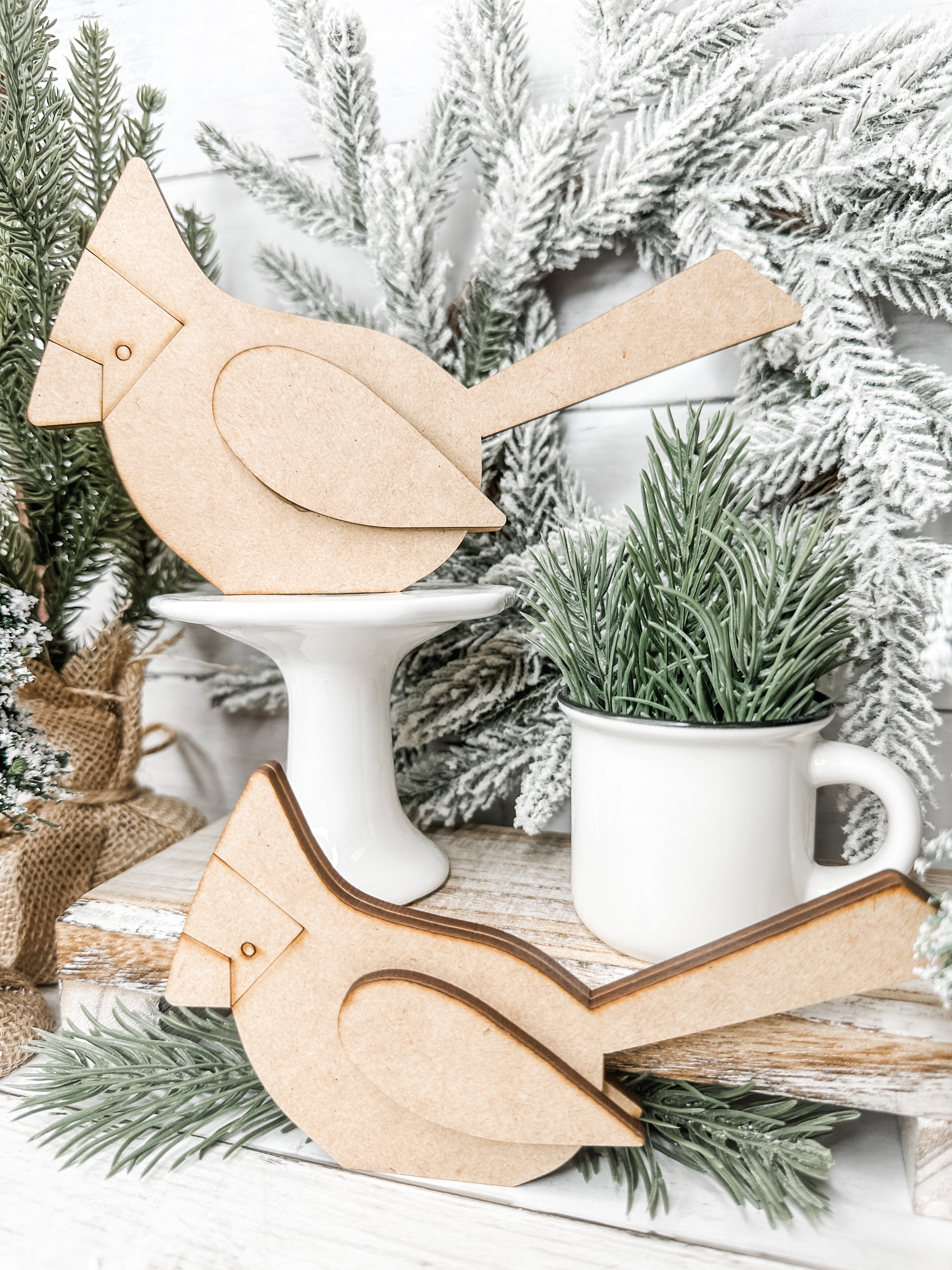 Diy Cardinal Pair of Sitting Cardinals DIY Kit – The Makers Map - DIY with Amber