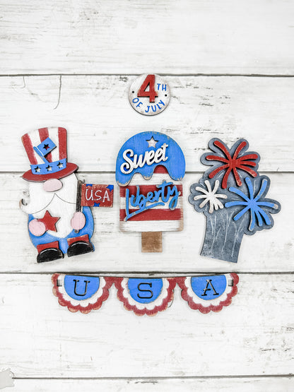 Uncle Sam Insert for Interchangeable bases DIY Craft Kit