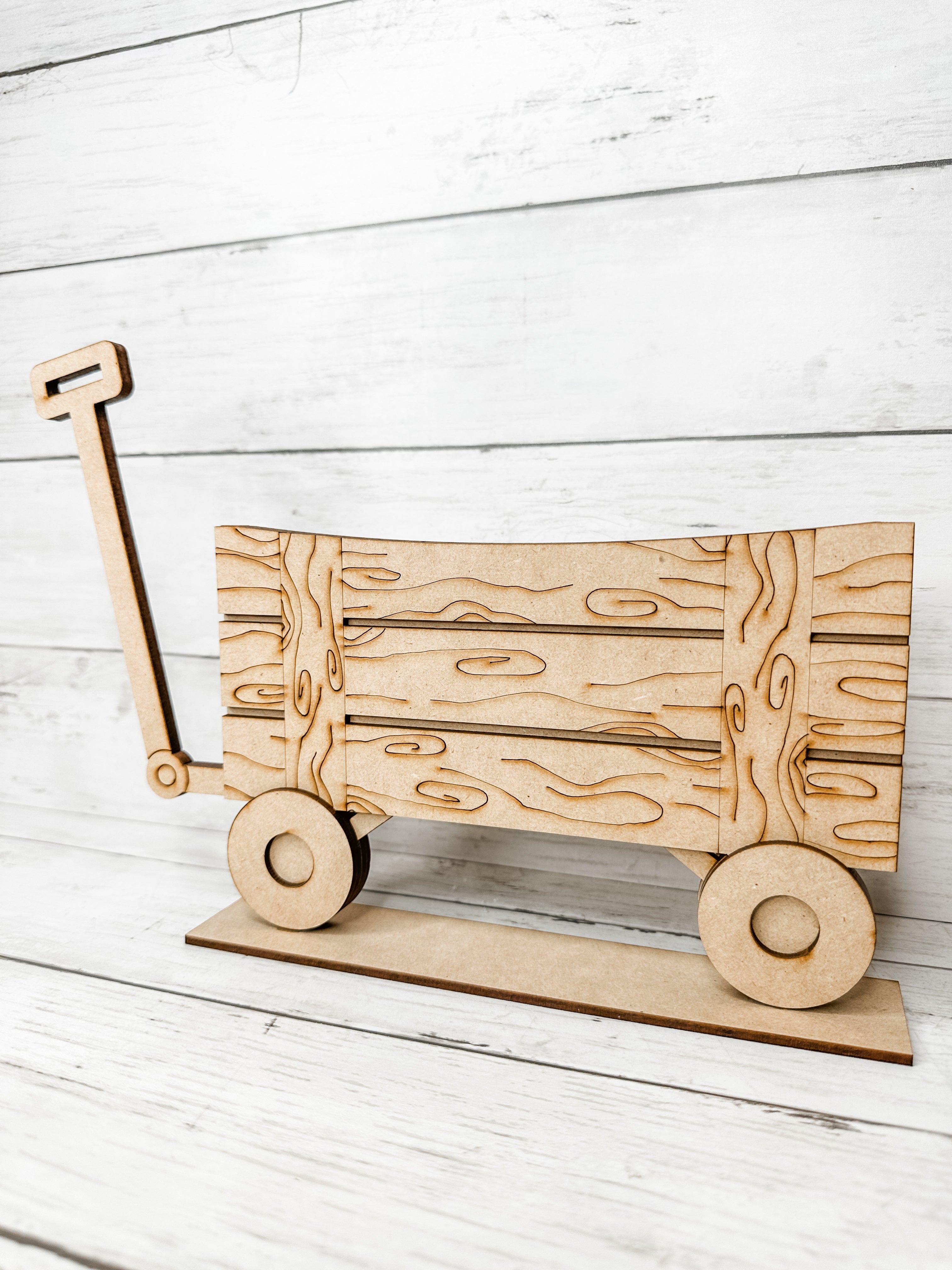 Wagon Base for Interchangeable SLOT inserts DIY Craft Kit β DIY with Amber