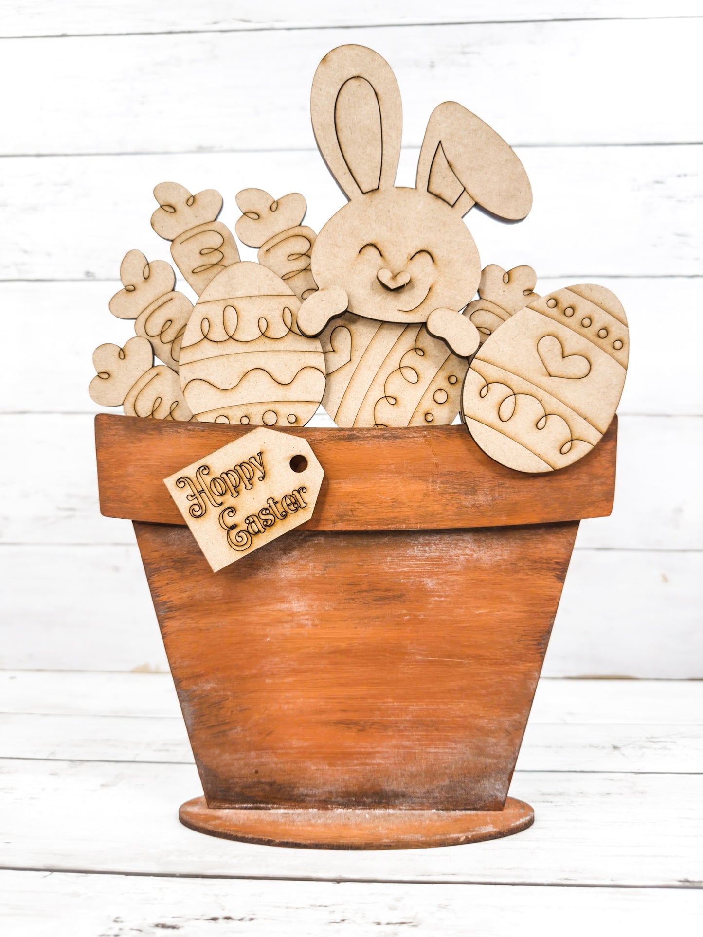 Bunny Carrots Easter Slot Insert for Interchangeable bases DIY Craft Kit