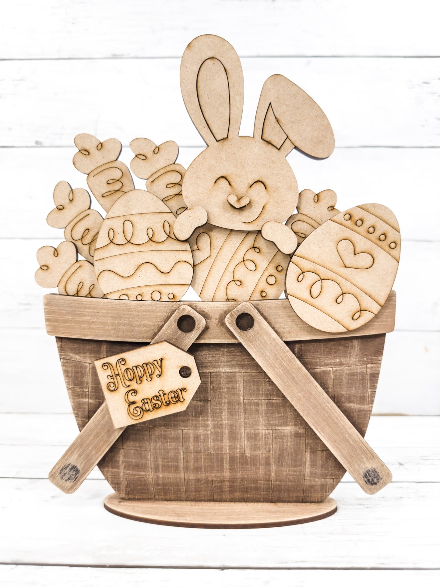 Bunny Carrots Easter Slot Insert for Interchangeable bases DIY Craft Kit