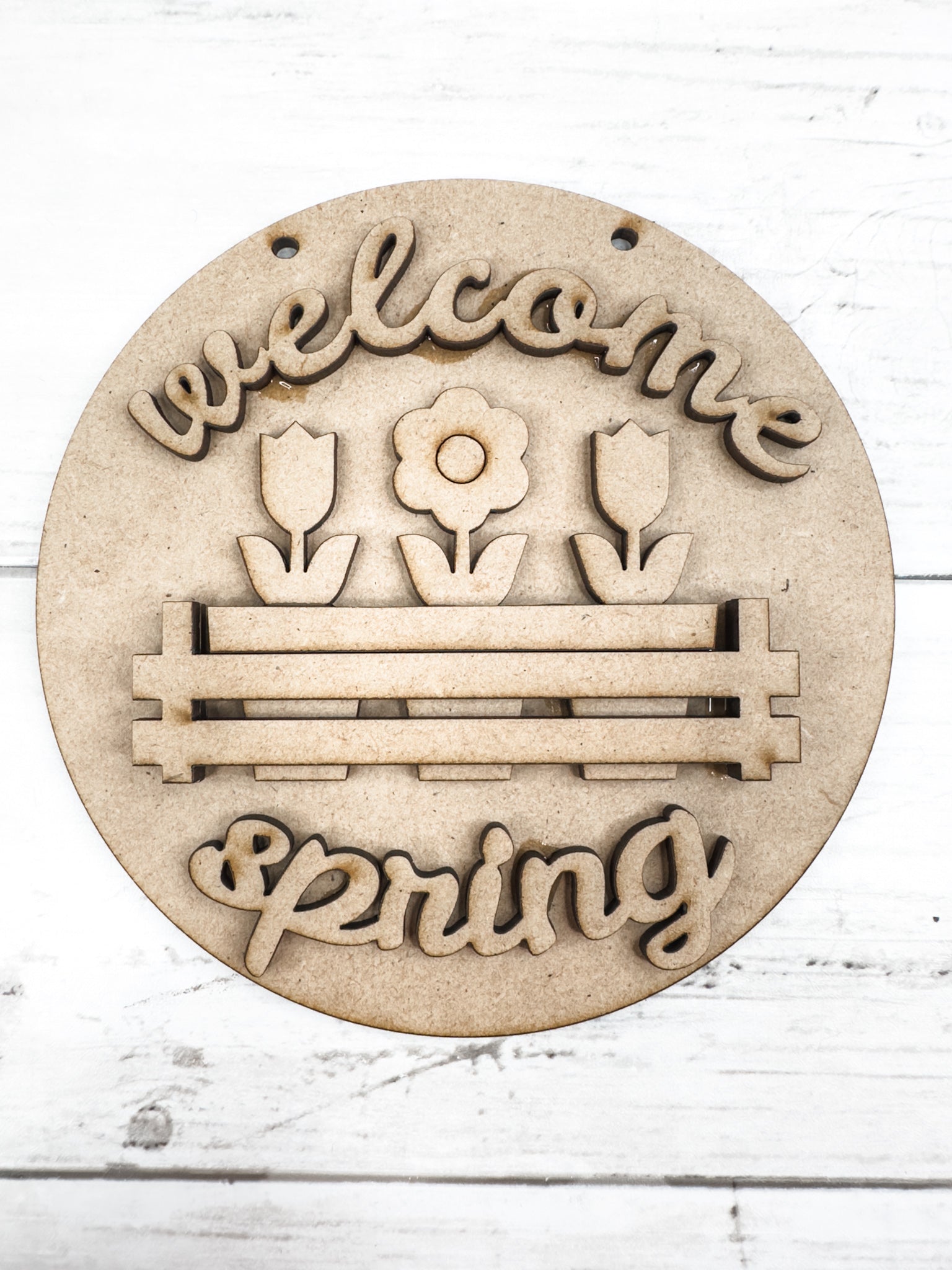 5 in Welcome Spring Round DIY Kit – The Makers Map - DIY with Amber