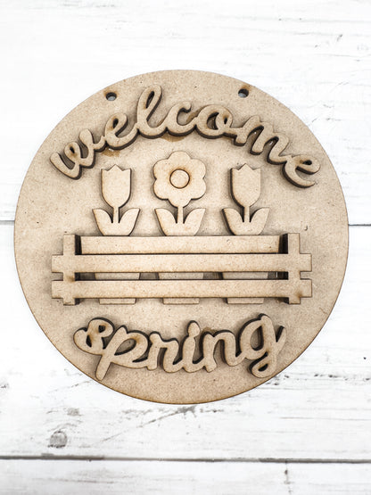 5 in Welcome Spring Round DIY Kit