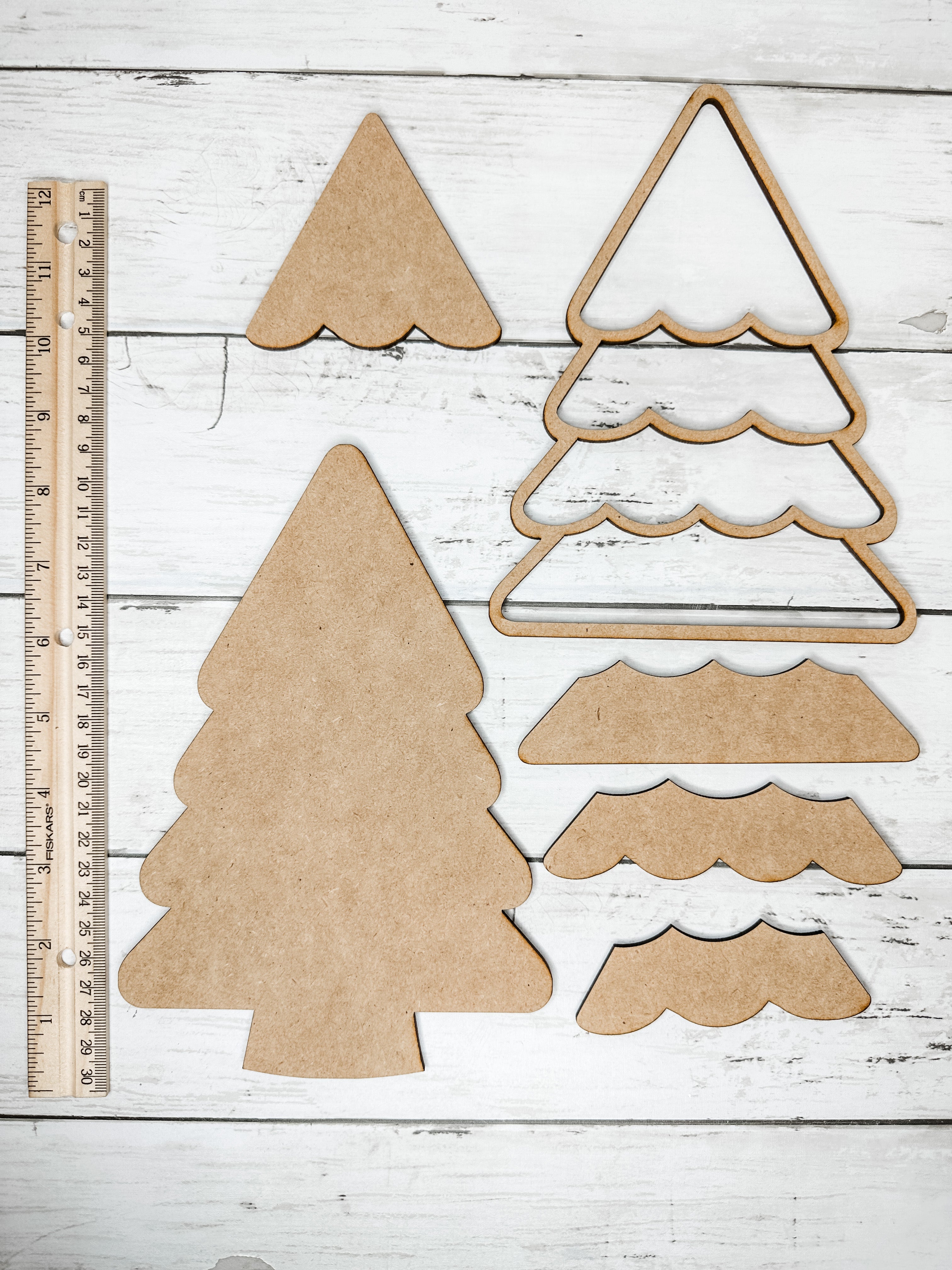 Layered Tree Cut Out DIY Kit – The Makers Map - DIY with Amber