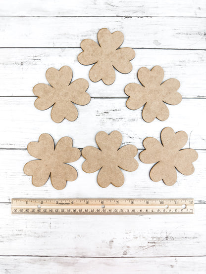 6 clover cut outs DIY Kit