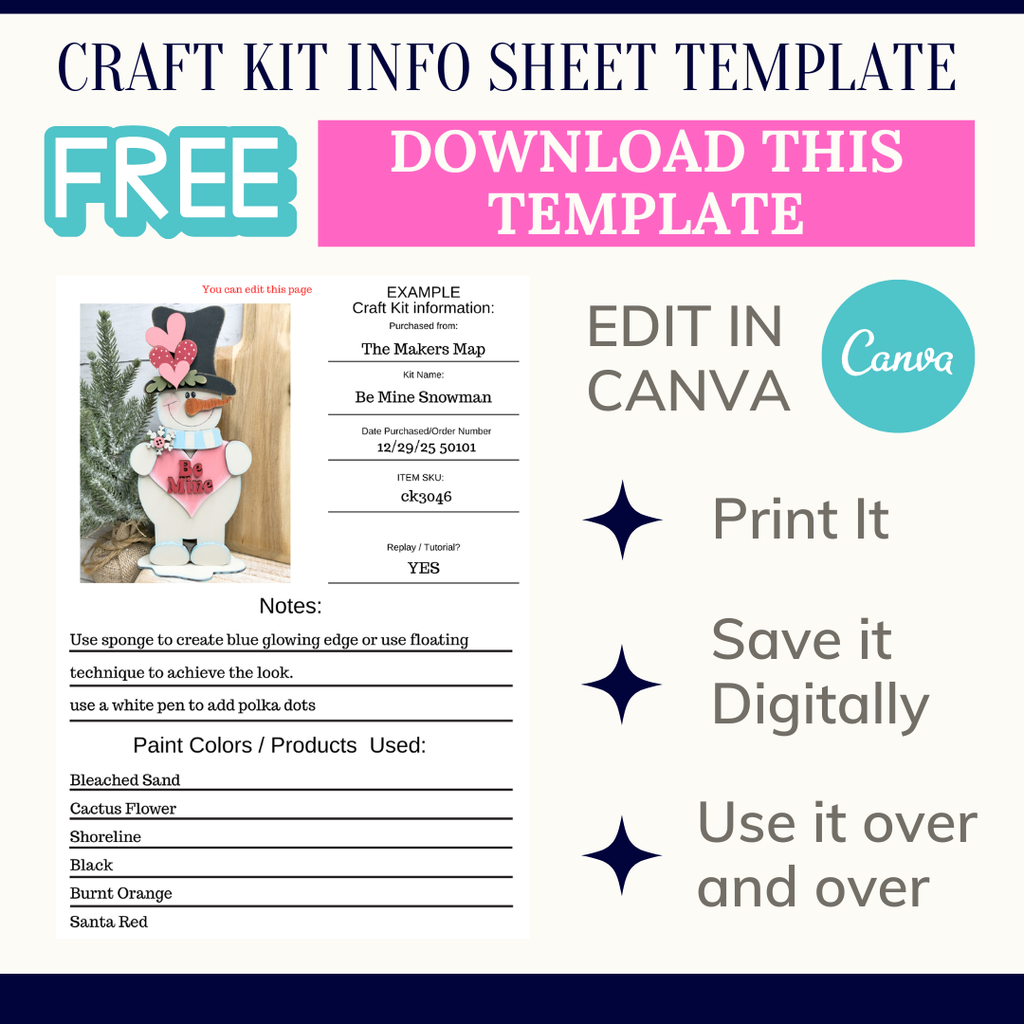 Craft Kits Information – The Makers Map - DIY with Amber