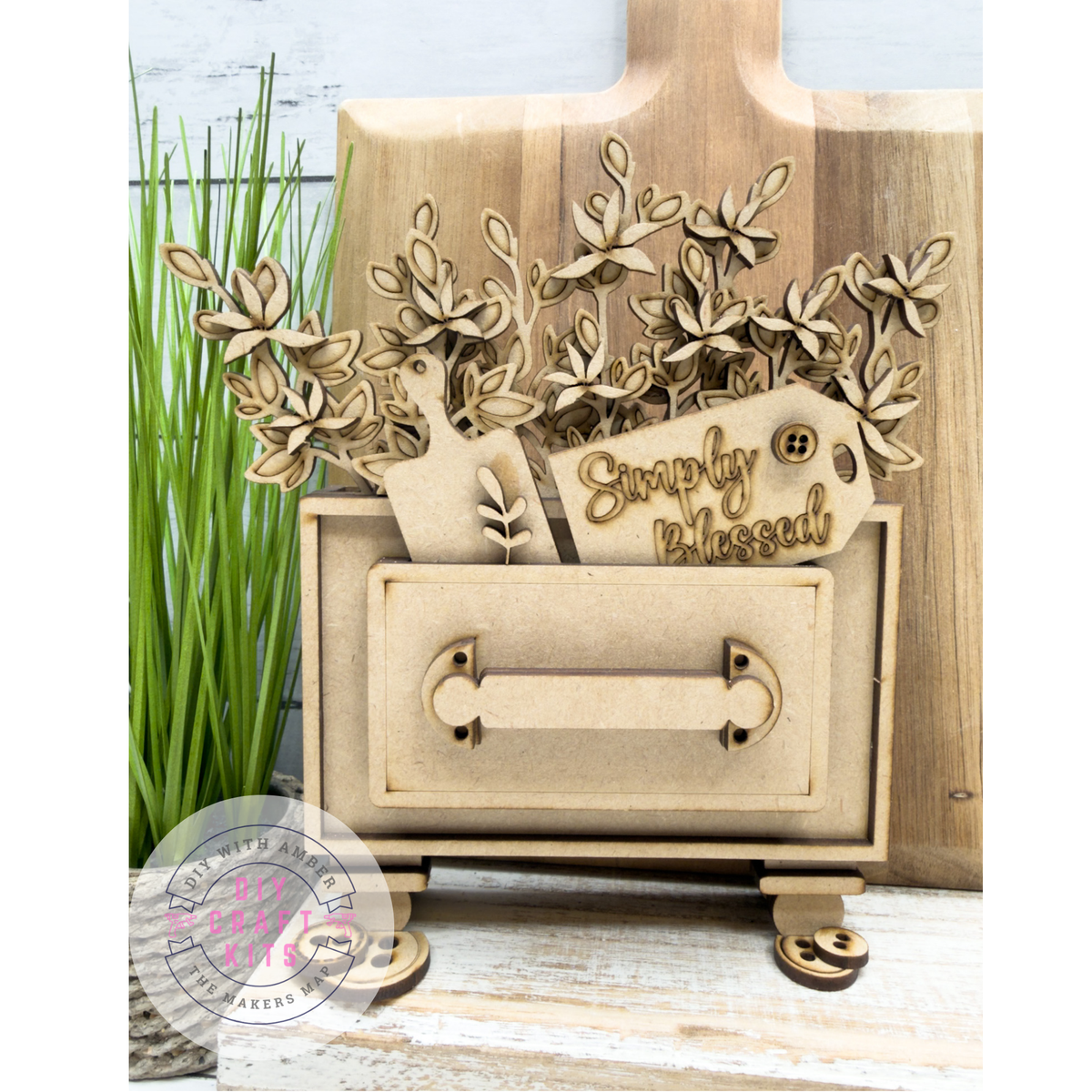Simply Blessed insert for Interchangeable Drawer Base DIY Kit – The ...